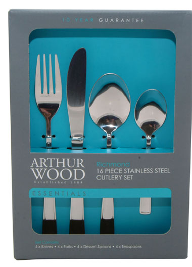 Arthur Wood Richmond 16pc Cutlery Set
